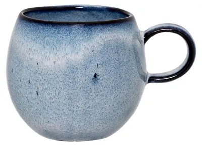 Produktbild von Bloomingville Sandrine, Einzelbild, 0,275 l, Tasse, Universal, Blau, Steingut