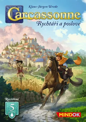 Zdjęcie produktu dla Mindok Carcassonne rozszerzenie 5: Rychtáři a poslové (2025)