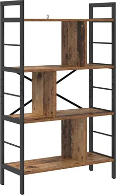 Zdjęcie produktu dla Półka na książki Stare drewno 75 x 30 x 123,5 cm
