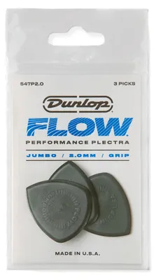 Produktbild von Dunlop FLOW Jumbo-Gitarrenplektrum 2,00 mm 547R200