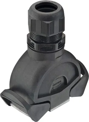 Image de HARTING Han ECO Mod. 16 Boîtier de raccordement extérieur avec presse-étoupe, sortie de câble droite 1xM40, avec 2 étriers transversaux - 1