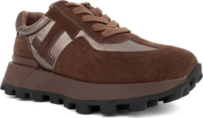 Zdjęcie produktu dla La Conte Sneaker damski LAC6590-25204-LEBRW Kolor: Brązowy Rozmiar: 40
