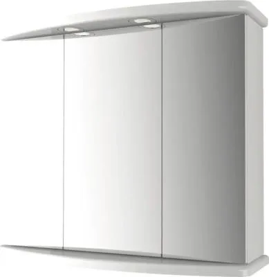 Produktbild von Spiegelschrank 3-türig 77x65,5cm weiß
