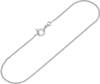 Produktbild von Armband 925 Sterling Silber 19cm Panzerkette rund Damen Kettenarmband Armkette