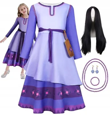 Produktbild von Hopki Asha Wish Kostüm für Mädchen, Karneval Gr. 146-152