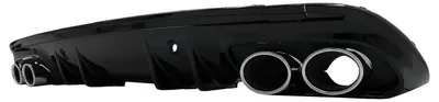Produktbild von Diffusor für Mercedes C W205 S205 Sport Line 14-20 C43 Look Endrohre Chrom.