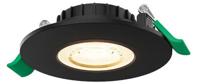 Produktbild von hoftronic LED Einbaustrahler 6W 570lm CCT 2700K-6000K Schwarz IP44