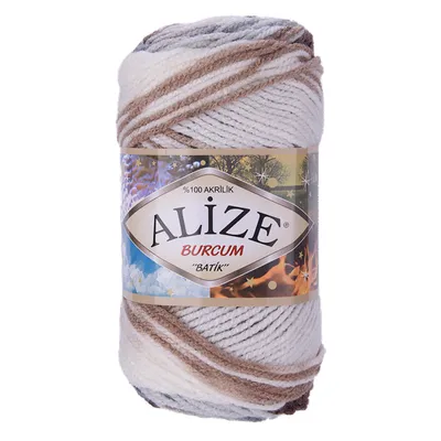 Produktbild von 100g Strickgarn ALIZE BURCUM Batik Strickwolle Handstrickgarn, Farbe wählbar