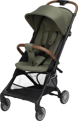 Obrázek produktu pro Bebeconfort Zephir, kompaktní dětský kočárek, 0-4 roky (do 22 kg), lehký cestovní kočárek (4,5 kg), ve velikosti kabiny, Mineral Green