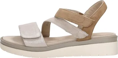 Image de Tamaris Comfort Sandalen Plat Sandalen Plat - Beige - Maat 39