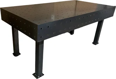 Produktbild von Schweißtisch 3D Lochsystem D16 - D28 Montagetisch mit Gravur 1000 Kg S355 (1000x1000 D28 #459)