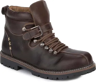 Produktbild von Trachtenschuhe Tiago dunkelbraun gespeckt 40