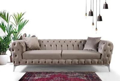 Produktbild von Modernes 3-Sitzer-Sofa Gemütliche Atmosphäre und Stil