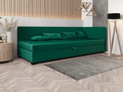 Obrázek produktu pro Čalouněná postel 120x195 HEIDI PLUS 1 - zelená