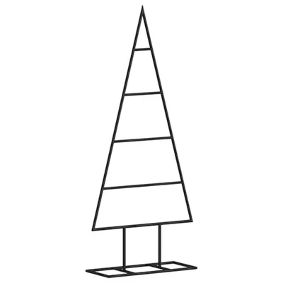 Produktbild von vidaXL Metall-Weihnachtsbaum Deko Schwarz 60 cm