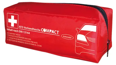 Produktbild von Kfz-Verbandtasche ACTIOMEDIC CAR SAFETY Compact mit Füllung nach DIN 13164:2022 Größe