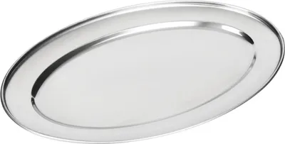 Produktbild von Olympia ovales Serviertablett - 200(B) x 150(T)mm - Edelstahl - 10 Tabletts