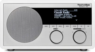 Produktbild von TechniSat DigitRadio 400 DAB+ Internetradio WLAN Blutooth weiss