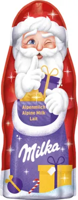 Produktbild von Milka Father Christmas jemná a lahodná mléčná čokoláda Alpine 45g