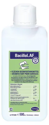 Produktbild von "Paul Hartmann" Flächen Desinfektion 500 ml "Bacillol AF" Flasche