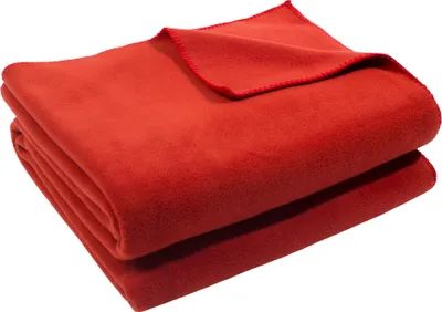 Produktbild von Zoeppritz Plaid Soft-Fleece Farbe rust Größe 160x200