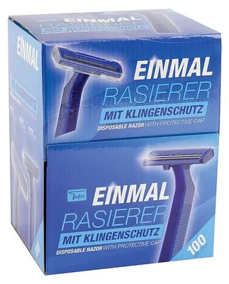 Produktbild von Teqler Einmalrasierer T-370650, rasiert jede Haarlänge sanft, sicher und hautsch
