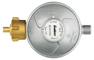 Produktbild von Enders Gasdruckregler, mit integrierter Schlauchbruchsicherung, 1,5 kg/h, 50 mbar