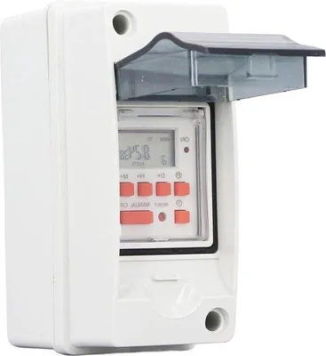 Produktbild von Programmierbarer 7-Tage-Digitaltimer, wasserdicht, Innen/Außen, 85-265V
