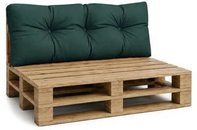 Produktbild von Palettenkissen Outdoor Rückenkissen 120x40 cm Europaletten Palettenmöbel Grün