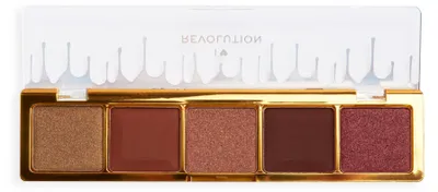 Productafbeelding van I Heart Revolution, Mini Chocolate, oogschaduwpalette, melkchocolade ganache, 5 kleuren, 5,5 gram