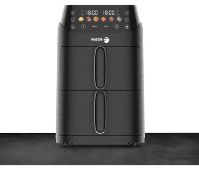 Obrázok produktu pre 2x2,5 l, 2000 W, čierna fritéza na horúci vzduch Fagor FG3301