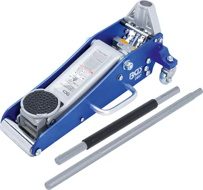 Produktbild von BGS Hydraulischer Wagenheber 1,5t- Rangierheber, ideal zum Reifenwechseln, 1,5 Tonnen, Stahl-Aluminium