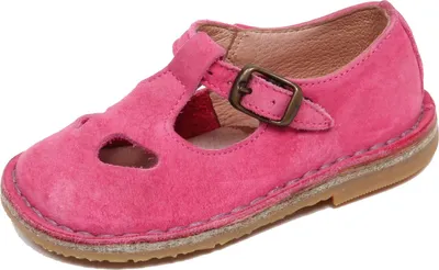 Zdjęcie produktu dla F7994 sandał dziewczęcy fuksja PÈPÈ zamszowy but z efektem vintage