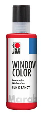 Zdjęcie produktu dla Marabu 0406 04 031 Window Color fun&fancy, Kirschrot 031, 80 ml