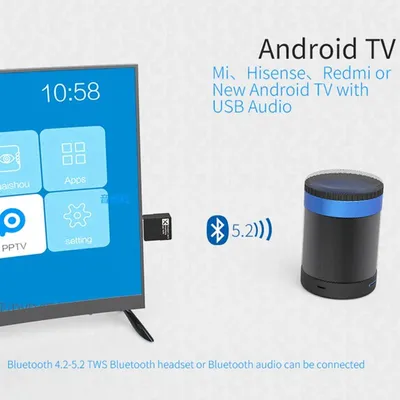 Productafbeelding van DrPhone SonicLINK Pro TX40 Bluetooth 5.2 Audiozender – USB Transmitter met aptX