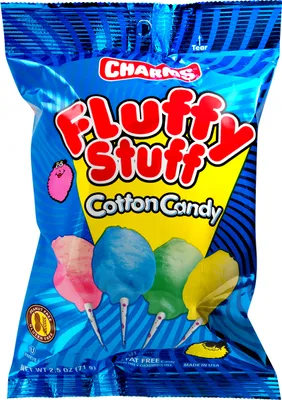 Produktbild von Charms Fluffy Stuff Baumwolle Candy (24 x 71g)