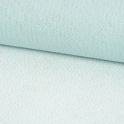 Produktbild von Tüllstoff Meterware mit Glitzer Glitzertüll in verschiedenen Farben 150cm pink. gold