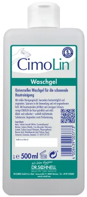 Produktbild von Dr. Schnell CIMOLIN Spenderflasche V10 für Personalhygiene und Hautreinigung | Packung (500 ml)