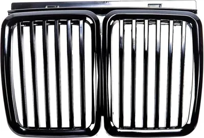 Produktbild von Satz Sport Kühlergrill passend für BMW 3er E30 passend in hochglanz Schwarz alle Modelle