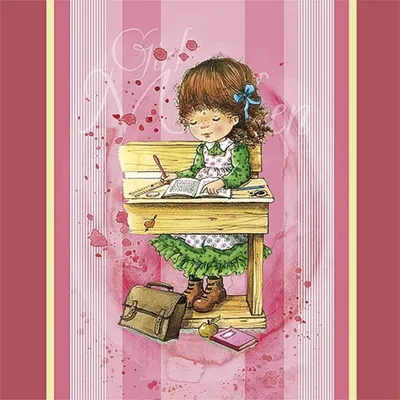 Produktbild von Roth Schulanfangs-Serie Mein Schulstart, Serviette rot, 33x33 cm