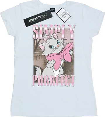 Produktbild von Disney - "Aristocats Simply Purrfect" T-Shirt für Damen BI15719 (S) (Weiß)