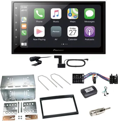 Produktbild von Pioneer SPH-DA250DAB Bluetooth USB DAB+ Einbauset für Peugeot 307 Citroen C2 C3