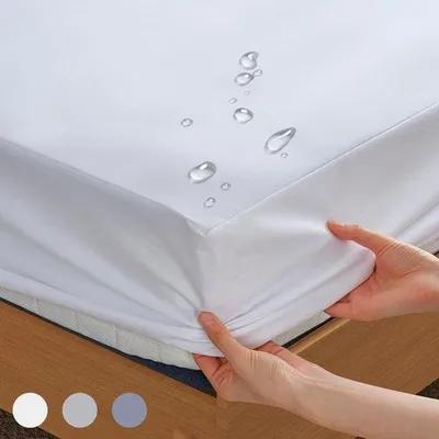 Productafbeelding van Unyqoos® Waterdichte hoeslaken van polyester microvezel – ademend matrasbeschermer, 5-zijdige bescherming voor matrassen tot 30 cm