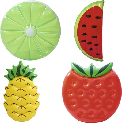 Produktbild von Bestway Schwimmende Matratze Sommerfrüchte, Vinyl, Mehrfarben, bis 90 kg, für 1 Erwachsenen, für Pool & Strand, 2 Luftkammern, 1,06 kg, 0,25 mm Materialstärke