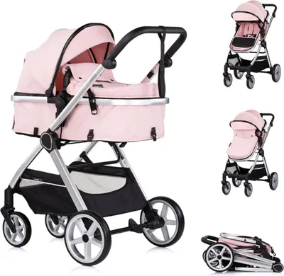 Produktbild von CHIPOLINO Combo Cat Vista 2in1 Rosafarbener Eibisch