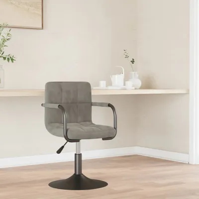 Produktbild von Maison Exclusive - Barhocker Hellgrau Samt