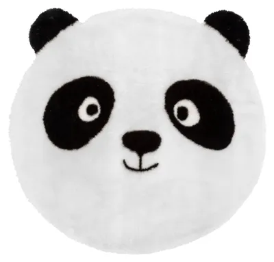 Obrázok produktu pre Okrúhly koberec 100 cm biela panda
