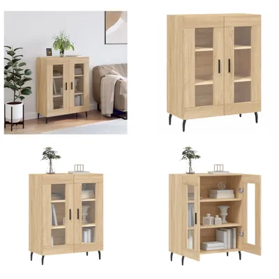 Obrázek produktu pro vidaXL Příborník Sonoma dub 69,5x34x90 cm materiál na bázi dřeva - Příborník - Příborníky - Skříňka - Úložná skříňka