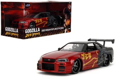Produktbild von Jada Godzilla Nissan GTR 1:24