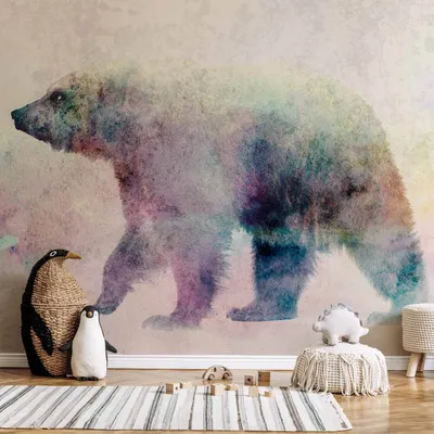 Obrázek produktu pro Vlies Fototapeta - Osamělý medvěd 150x105 cm Tiere g-A-0269-a-a